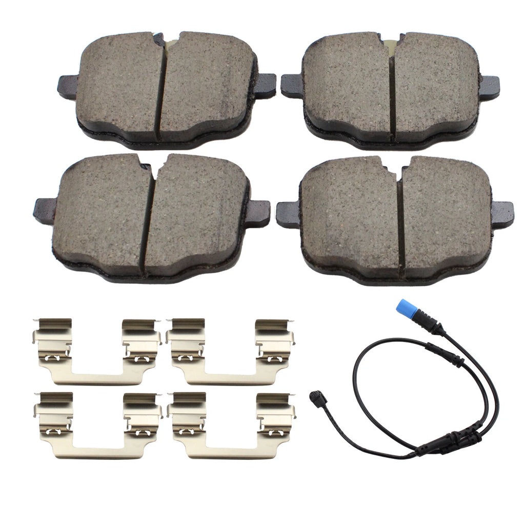 Set of 4 Akebono Euro Premium Rear Ceramic Brake Pads for BMW G01 G08 (2018–2021)