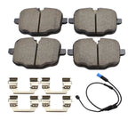 Set of 4 Akebono Euro Premium Rear Ceramic Brake Pads for BMW G01 G08 (2018–2021)