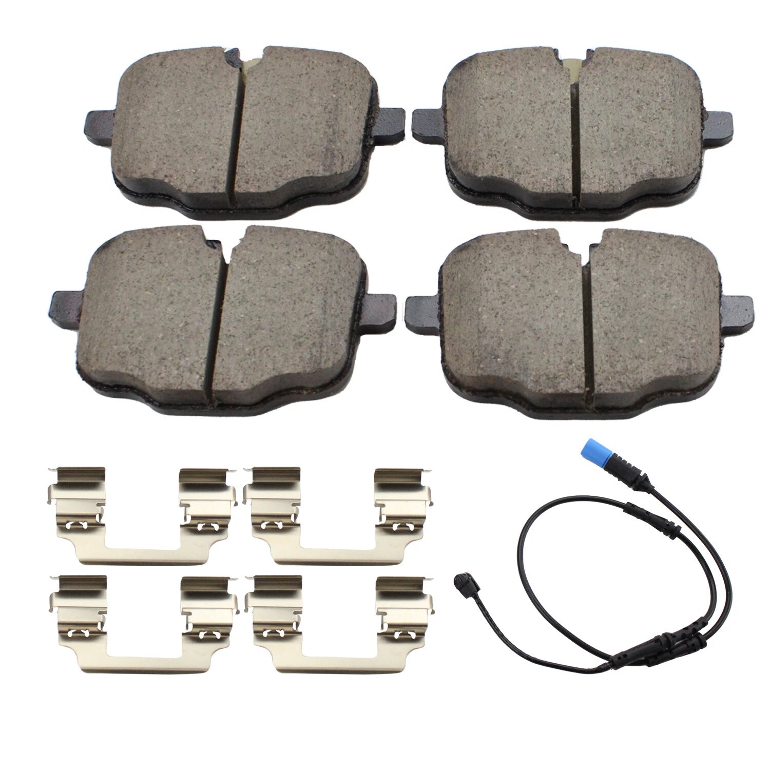 Set of 4 Akebono Euro Premium Rear Ceramic Brake Pads for BMW G01 G08 (2018–2021)