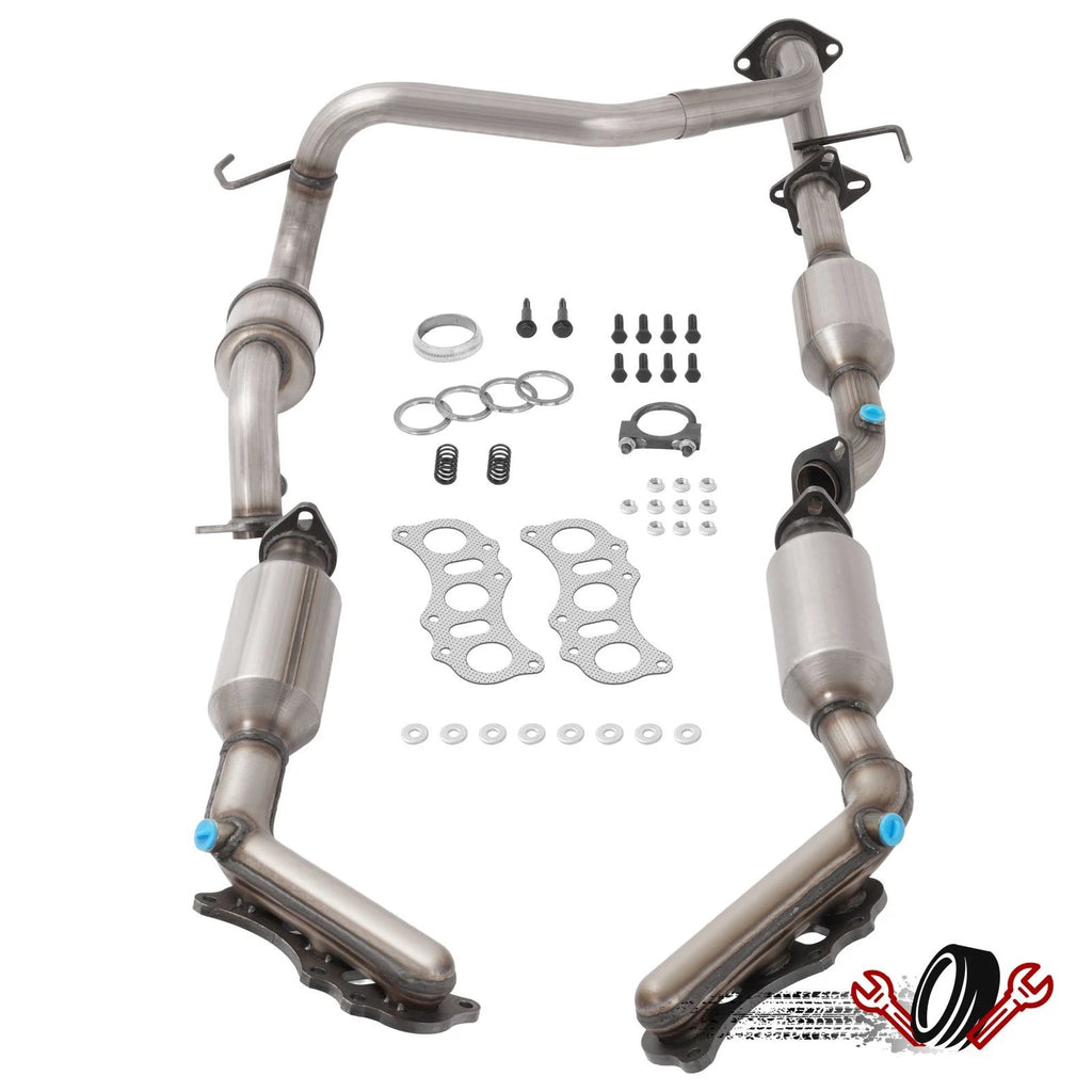Set of 2 Exhaust Manifold Catalytic Converters for Toyota Tacoma (2009–2011)