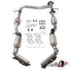 Set of 2 Exhaust Manifold Catalytic Converters for Toyota Tacoma (2009–2011)