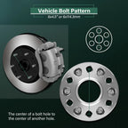 4X 2" Hub Centric Wheel Spacers 6x4.5 for Nissan Frontier Pathfinder (2005–2012)