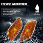 2X Amber Lens Side Marker Lights for Subaru Impreza (2002–2003)