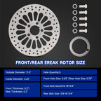 2X 11.5" Brake Rotors for Harley Sportster Softail Dyna