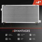A/C Condenser with Bracket for Subaru Impreza (1993-1996)