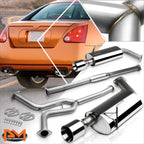 Dual 4" Rolled Muffler Tip Catback Exhaust System for Maxima 2004–2008