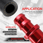 AN10 90 Degree Swivel Oil/Fuel Line Hose End Push-On Male Fitting