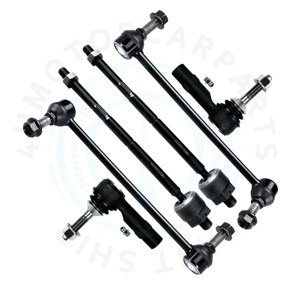 Set of 6 Front Suspension Sway Bar Links for Lincoln MKT (2010–2012)