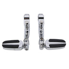 Chrome 1.25" Highway Bar Footpegs for Harley Softail Sportster