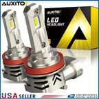 H11 LED Headlight Kit for Low Beam (6000K Cool White)