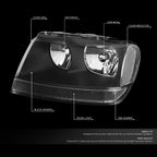 LED Fog Light Kit for Jeep Grand Cherokee (1999–2004) - Black Housing, Smoke