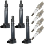 Set of 4 Ignition Coils & 4 Spark Plugs for Toyota Tacoma (2000–2004)