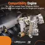 Electric Choke Carburetor for VW Beetle, Transporter (1968–1979)
