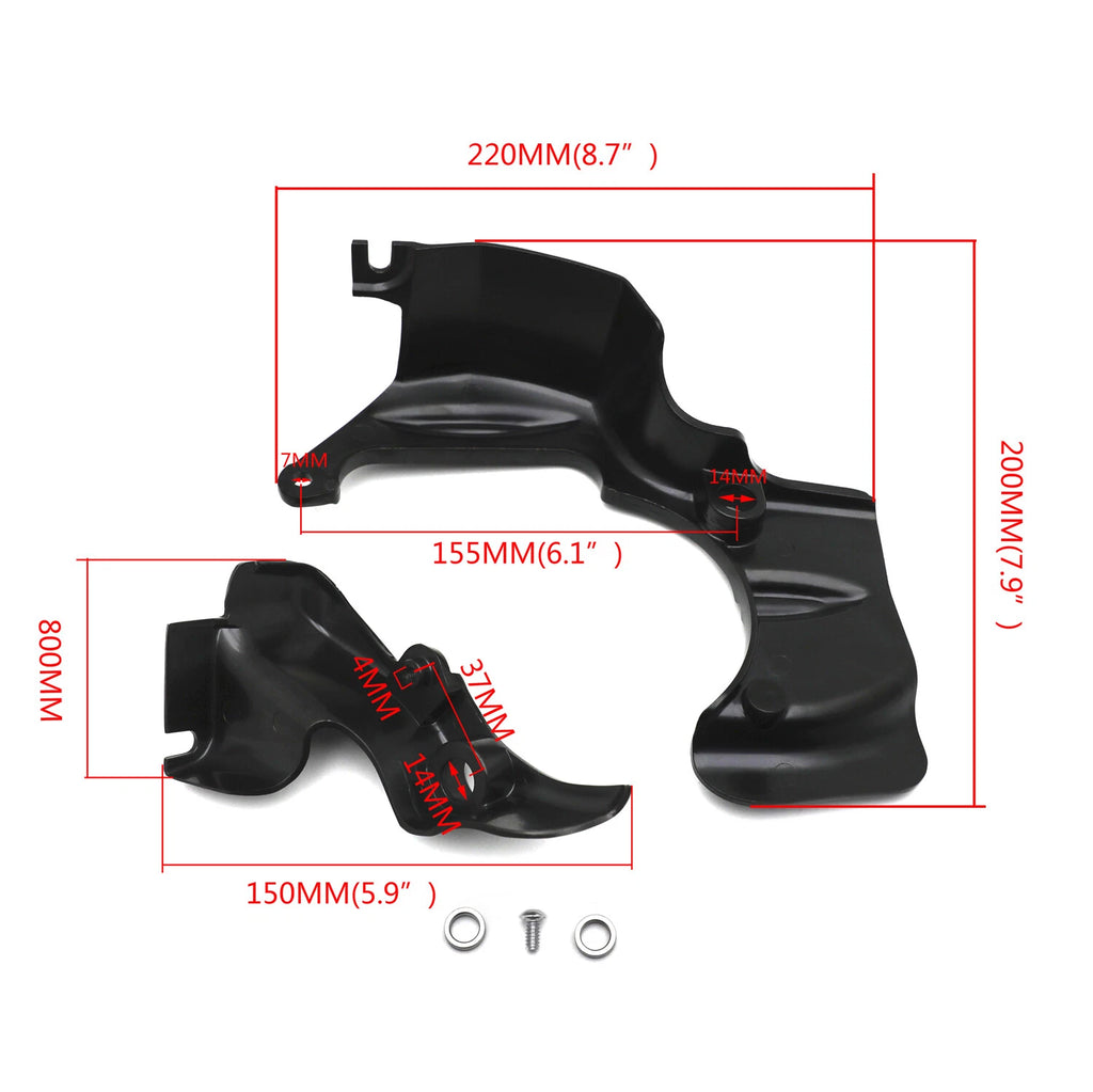 Transmission Shroud Cover for Harley Street Glide FLHX FLHXS CVO (2009–2016)