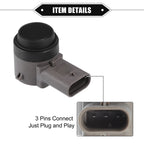 Set of 4 PDC Rear Reverse Parking Assist Sensors NO. 23370672 for Chevrolet Spark (2013–2019)