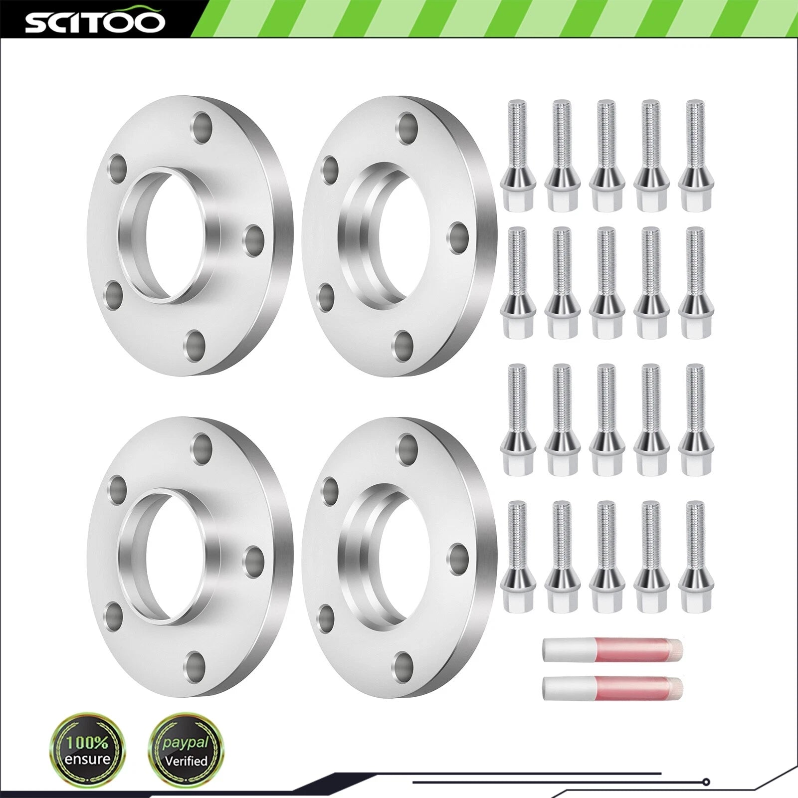 4x 15mm Hubcentric Wheel Spacers 5x120 12x1.5 for BMW 528i 335i 530xi 328i 535i (2008–2016)