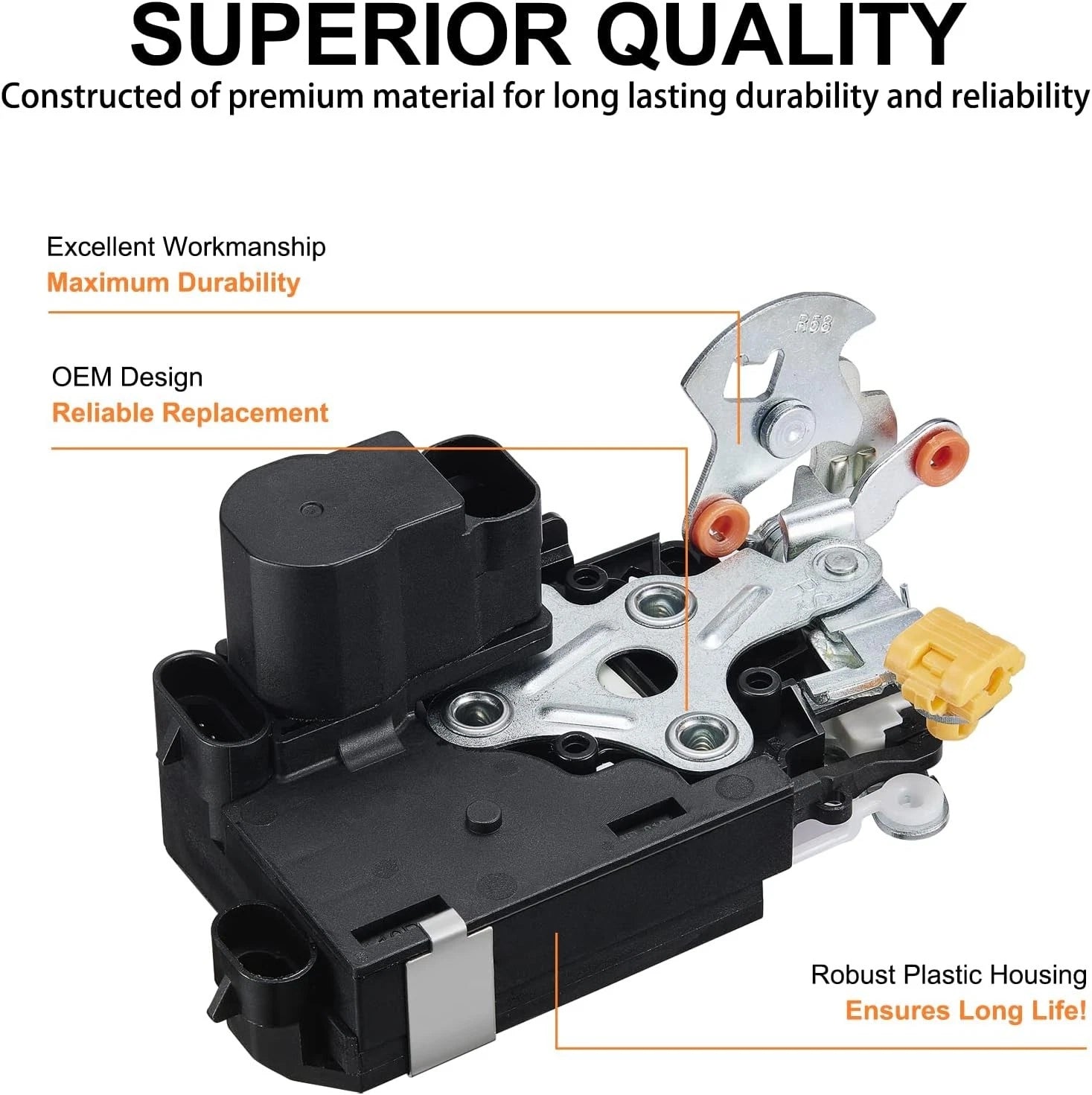 Door Lock Actuator Front Right for Chevy Silverado 2500 (2001–2002) 931-319