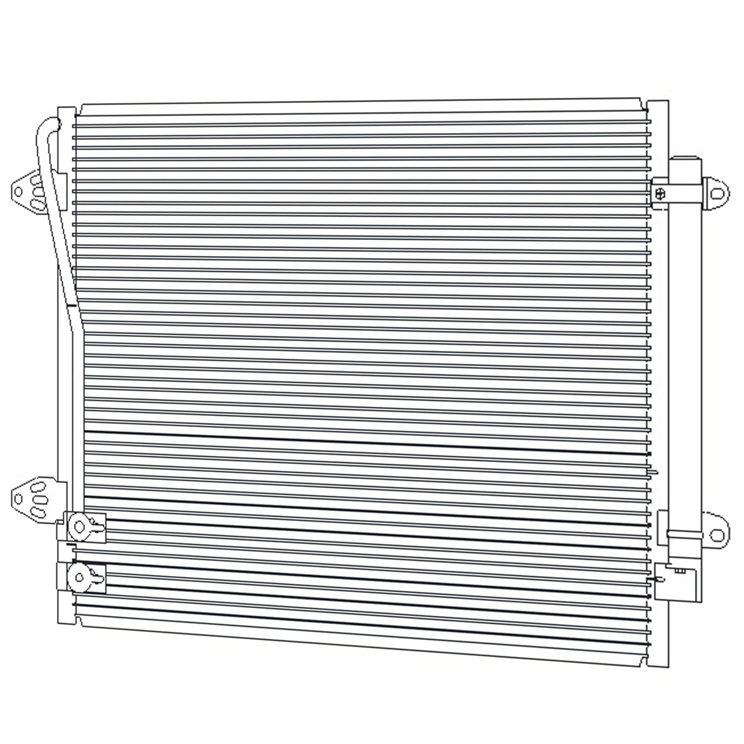Replacement A C Condenser for Volkswagen Passat (2016–2019)