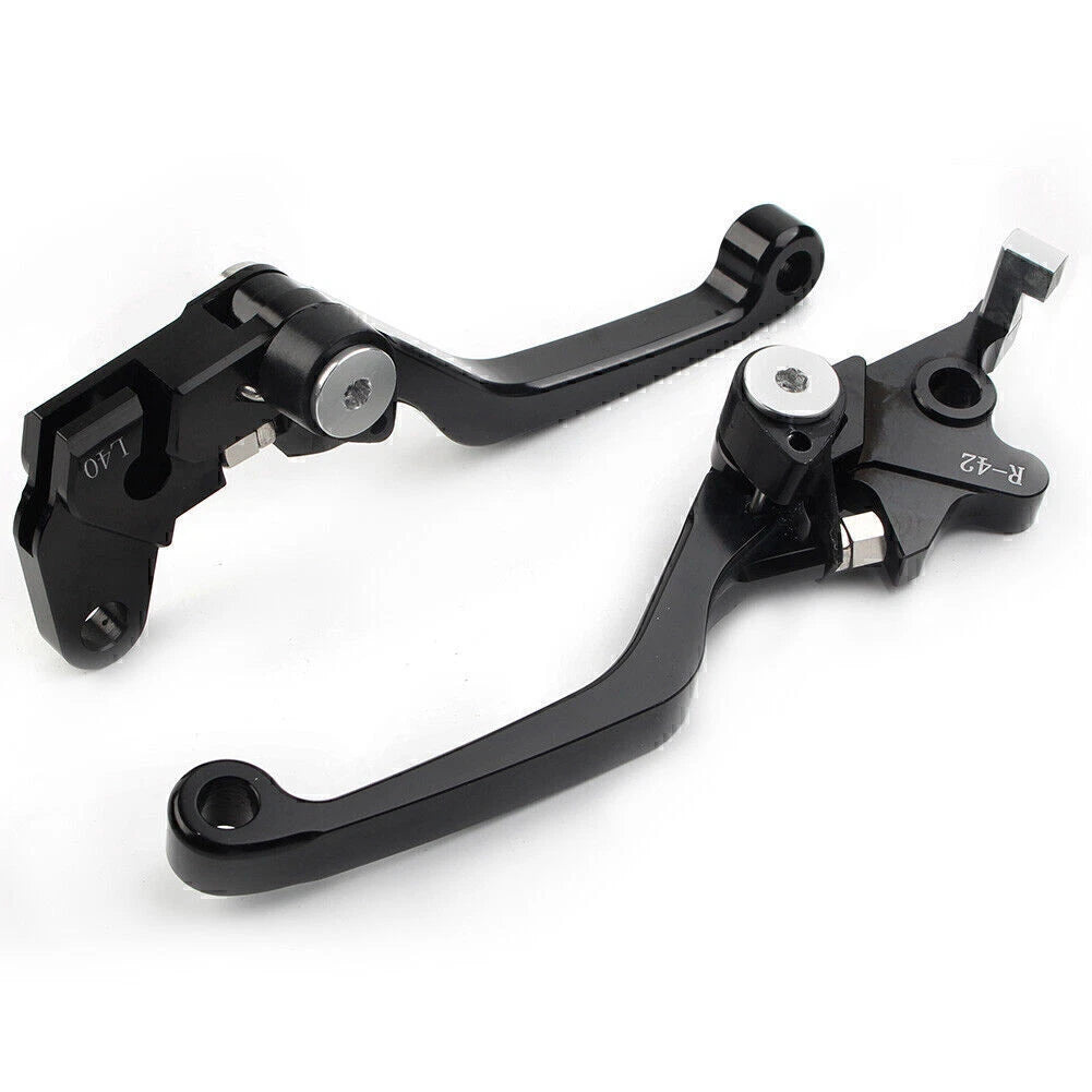 CNC Black Pivot Clutch Brake Levers for Suzuki DRZ400S/SM/E (2000–2022)