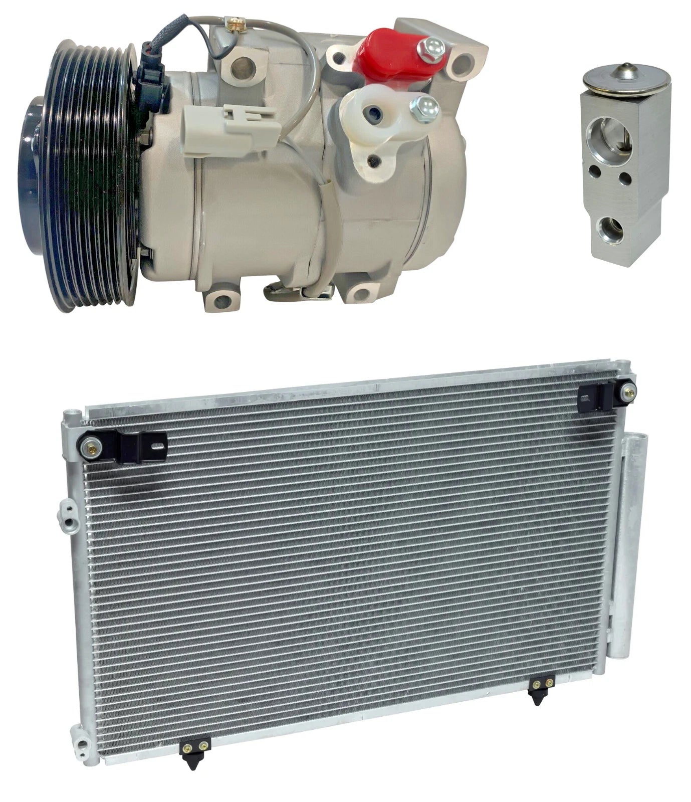 AC Compressor Kit With Condenser for Toyota Highlander 2.4L (2001–2007)