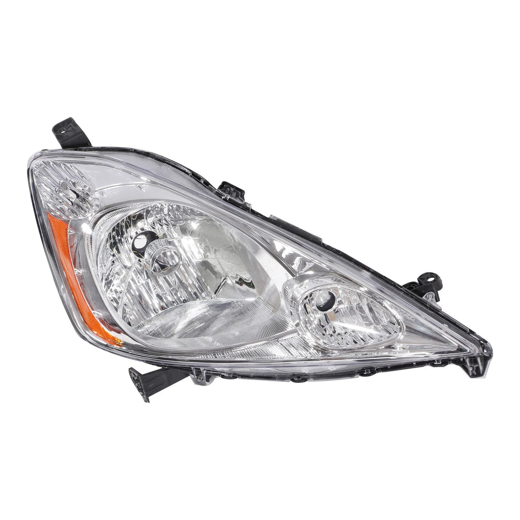 Headlight Assembly for Honda Fit Sport (2009-2011) Right Side Chrome Halogen