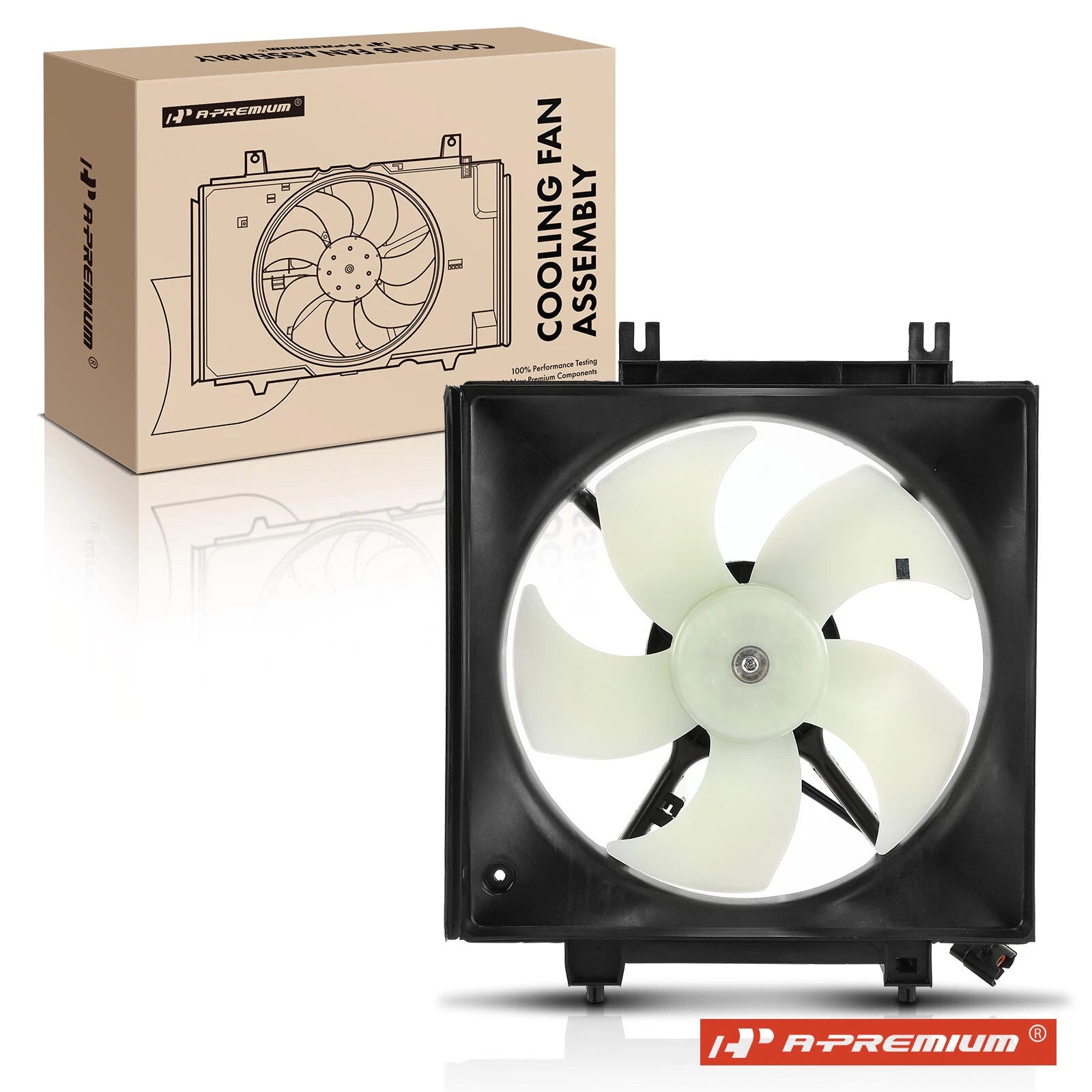 Cooling Fan Assembly with Shroud for Subaru Forester Impreza (2009–2013)