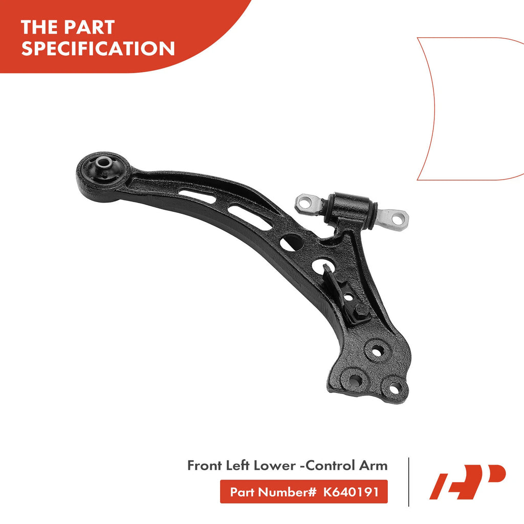 Front Control Arm & Tie Rod End for Toyota Avalon Camry Lexus ES300 (1992–2012)