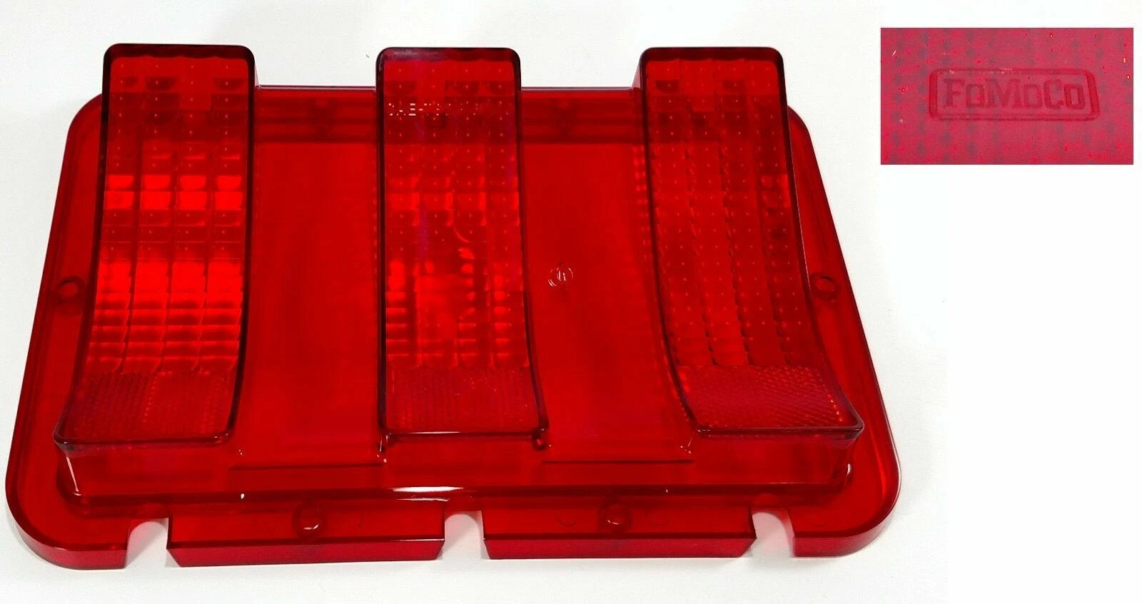 Tail Light Lens Bezels Gaskets Kit for 1967–1968 Ford Mustang Black Fill