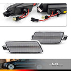 Clear Front Rear Side Marker Lights for Audi A7 S7 RS7 Quattro (2012–2018)