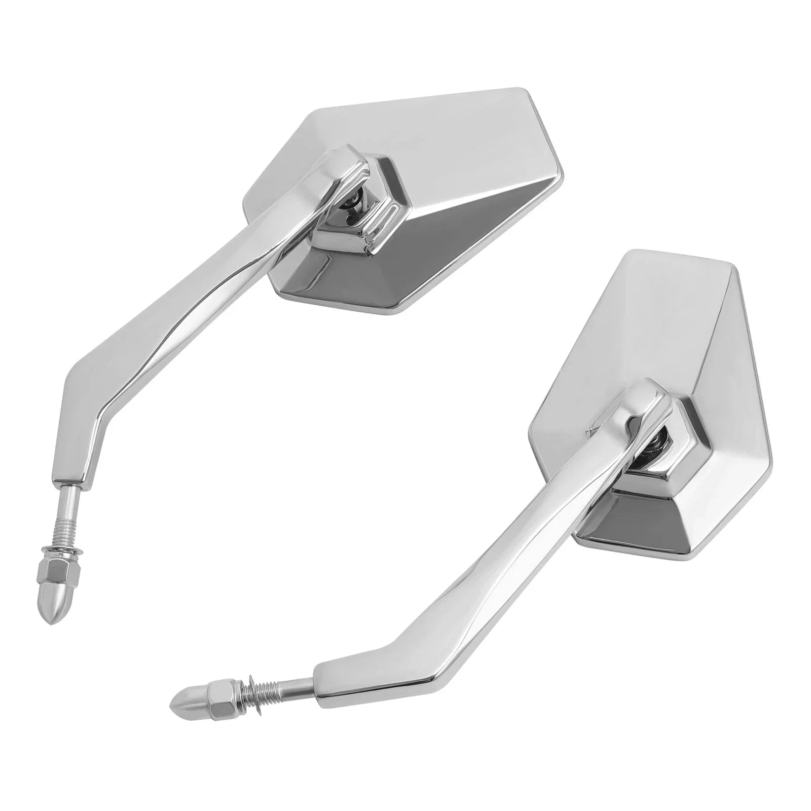 Chrome Rear-View Side Mirrors for Harley Electra Road Street Glide (1982-2023)