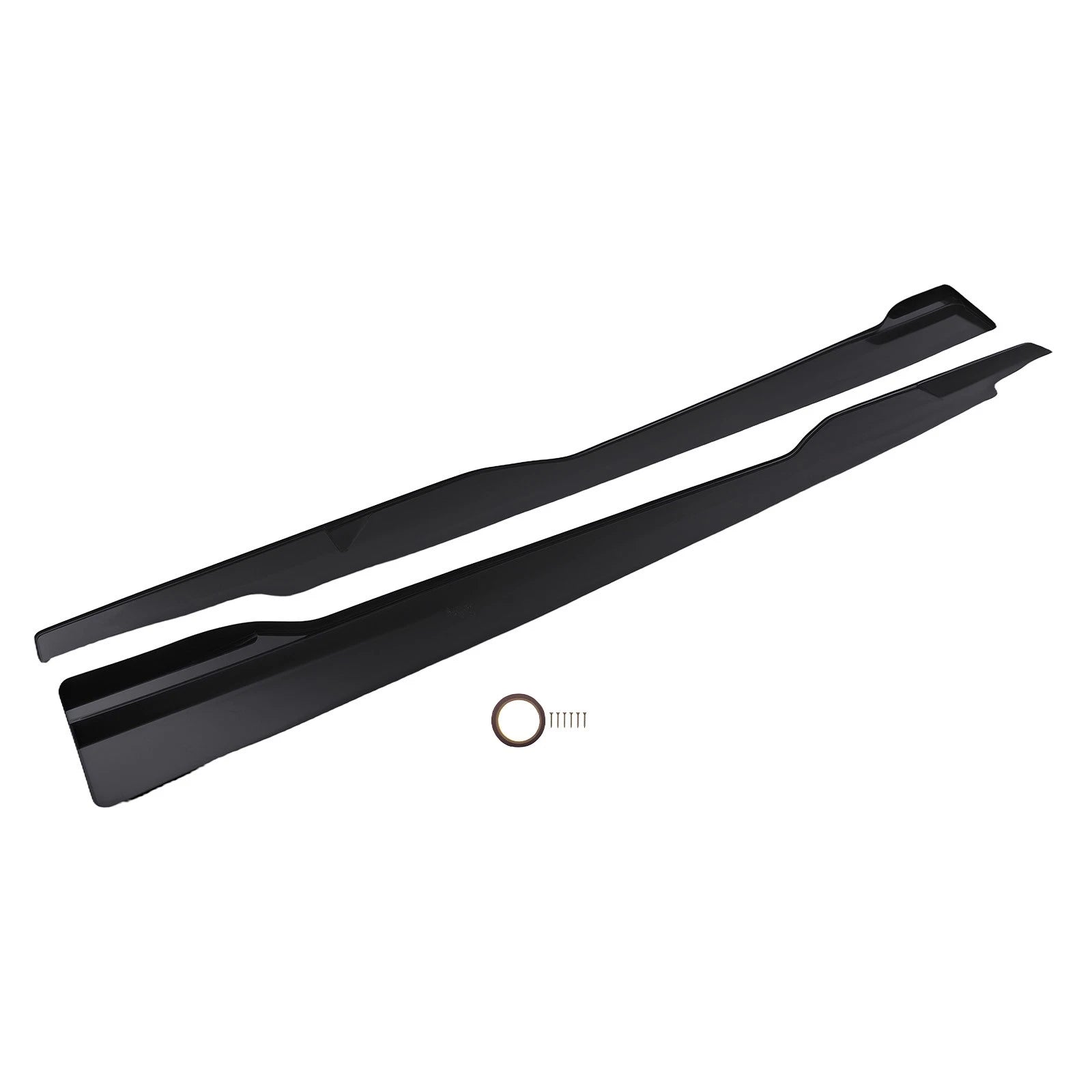 2X ABS Side Skirt Extension for Dodge Charger GT R/T SRT (2015–2023) Black