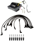 Ignition Wires & Spark Plugs Kit for Chevy G10 G20 GMC G1500 (1970–1995)