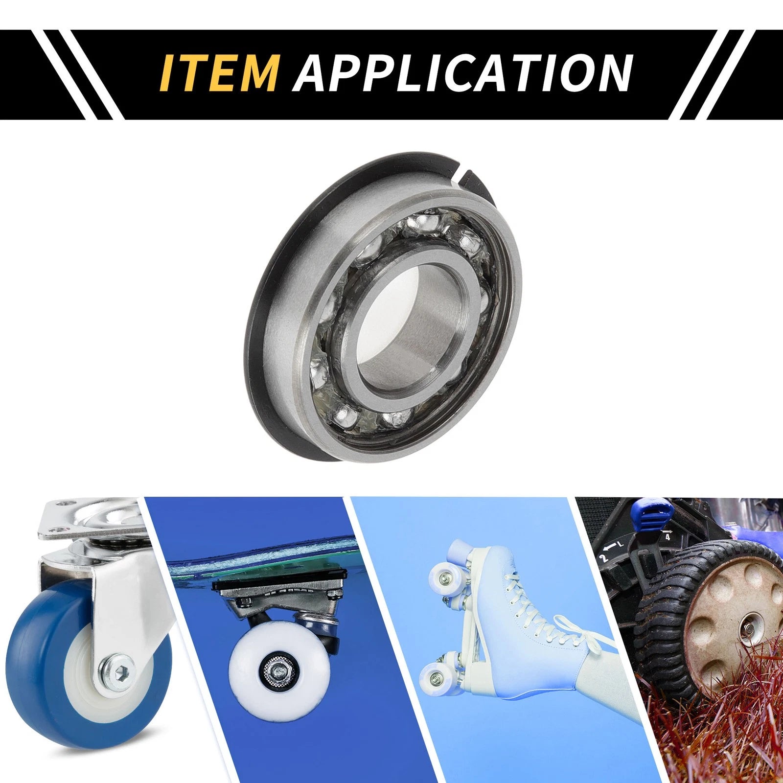 6900NR Deep Groove Ball Bearing for Scooter Skateboard Wheel (P6)
