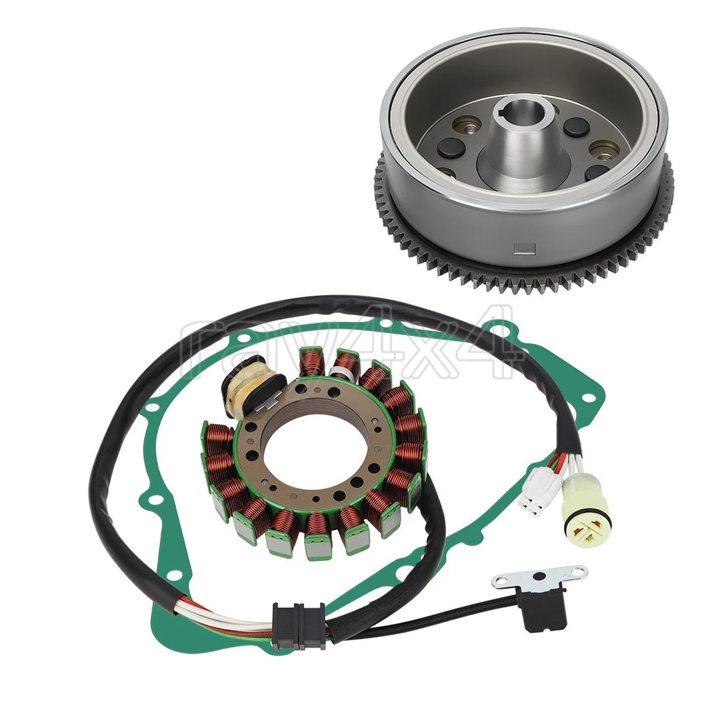 Flywheel Rotor Magneto Stator w/Gasket for Yamaha Grizzly YFM600FW (1999–2001)