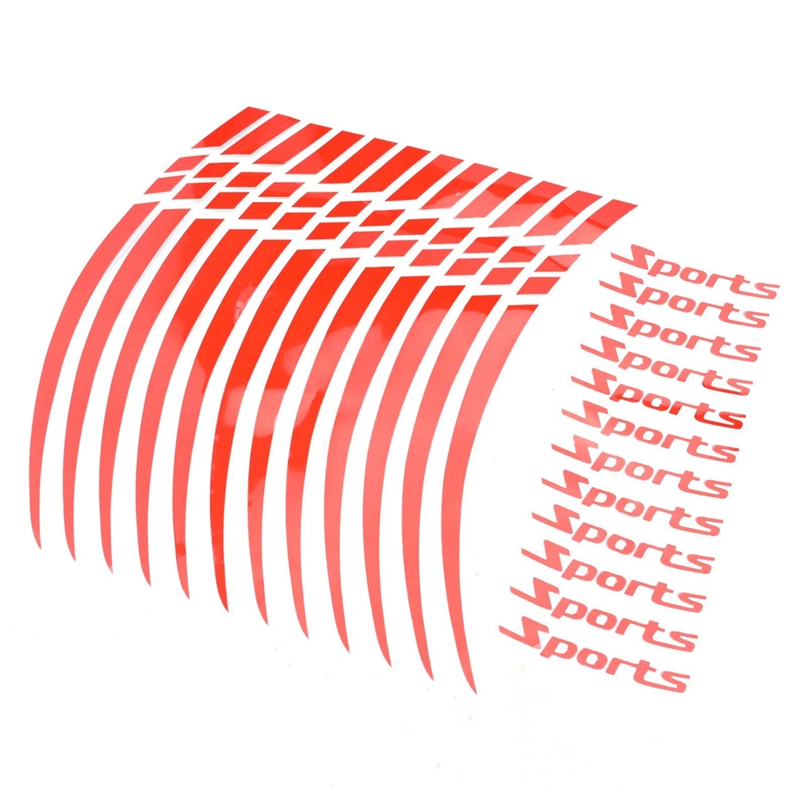 Wheel Rim Stripe Tape Sticker for Motorcycles and Bicycles (18-21 Inch)