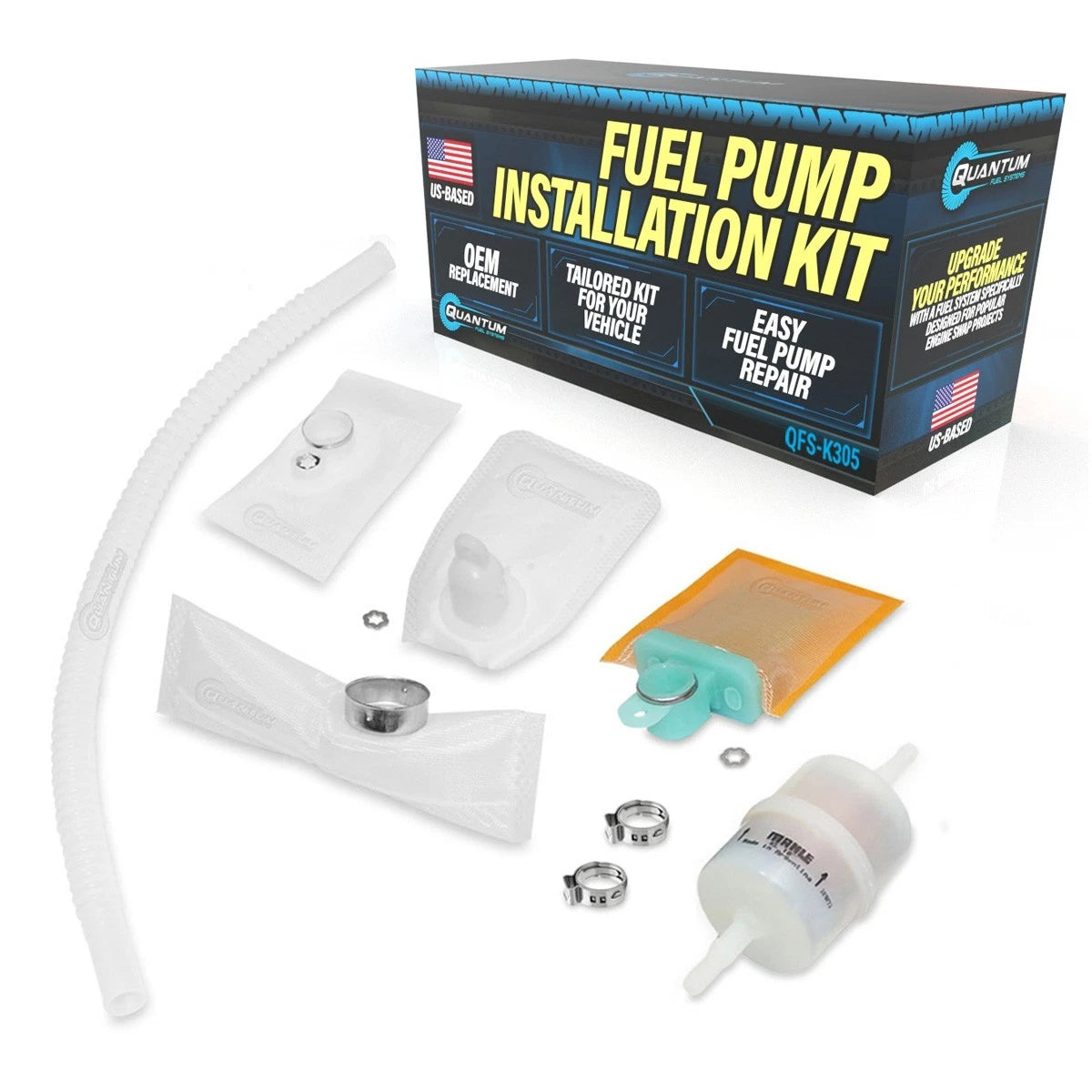 Fuel Pump Install Kit + Mahle Filter for Aprilia Husqvarna Piaggio (2005–2020)
