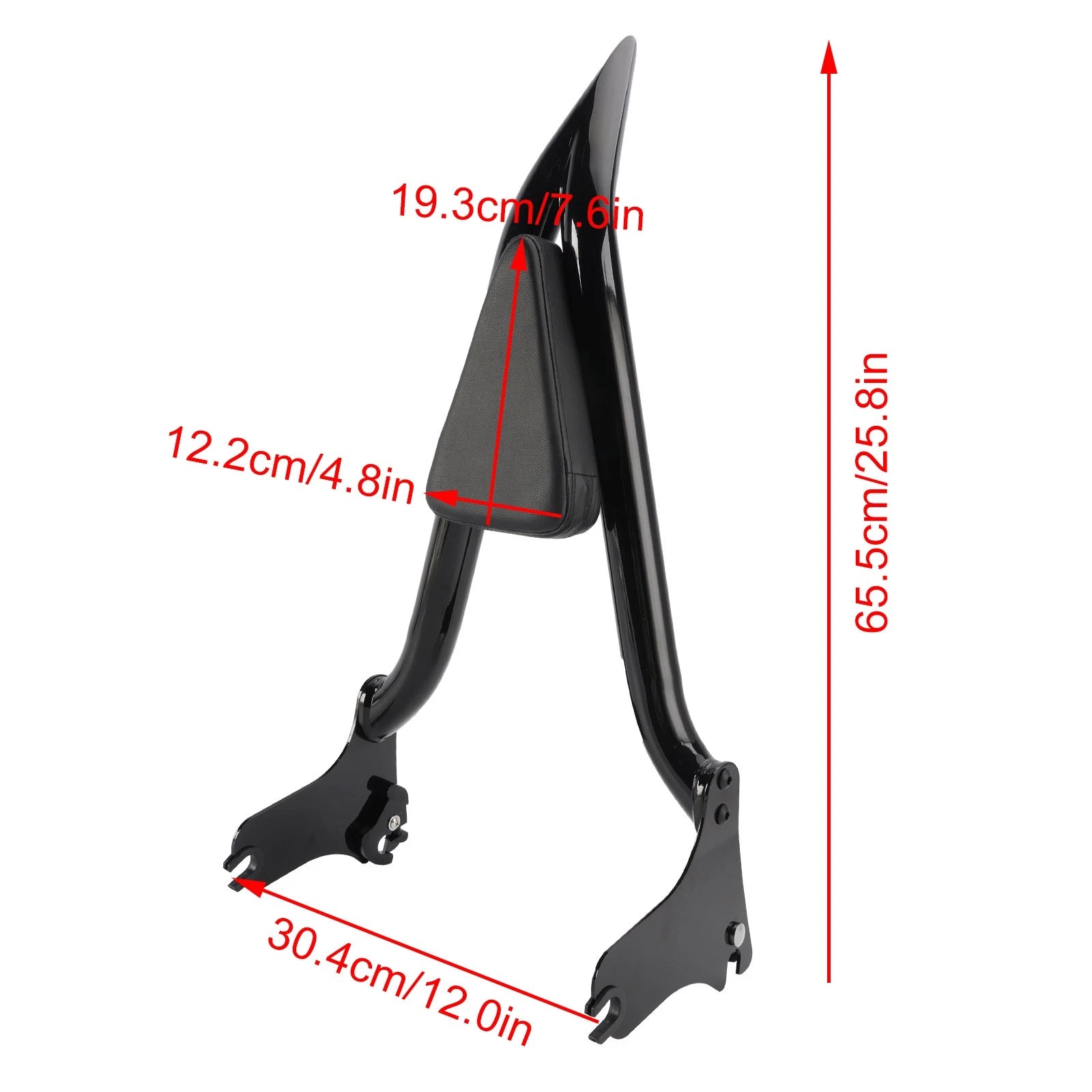 Passenger Sissy Bar Backrest for Road King Street Glide Road Glide (1997–2008)