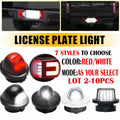 2X LED License Plate Lights for Ford F-150 F-250 F-350 F-450 F-550 (2010–2023)