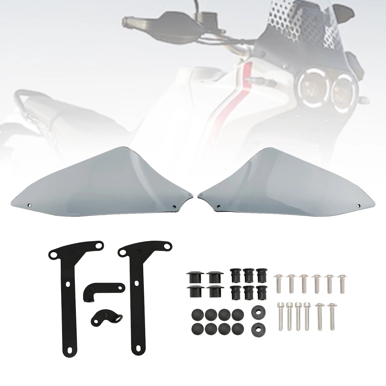 Motorcycle Deflector Side Top for Ducati Desert X (2022–2023) Gray