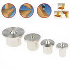 Set of 4 Dowel Drill Center Pins for Woodworking (6mm, 8mm, 10mm, 12mm)