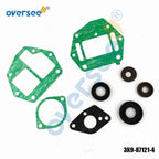 Powerhead Gasket Set 3K9-87121-4, 3B2-87121 for Tohatsu 6-9.8HP (2T)