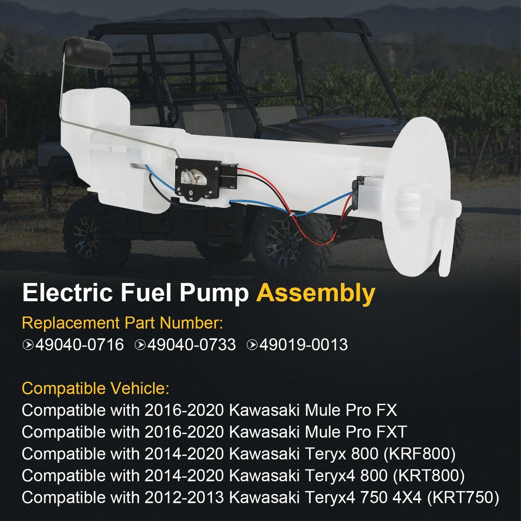 Fuel Pump Assembly for Kawasaki Mule Pro-FXT & Pro-FX (2015–2020)