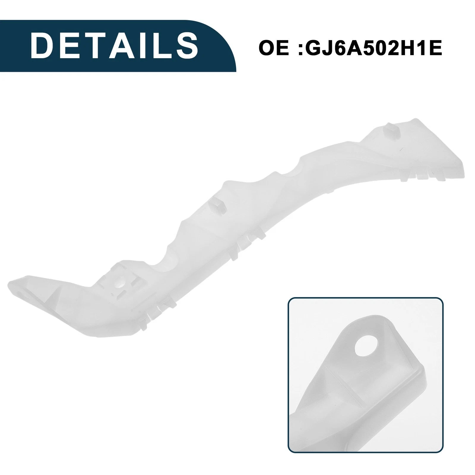 Right Rear Bumper Retainer Bracket No.GJ6A502H1E for Mazda 6 (2003–2008)