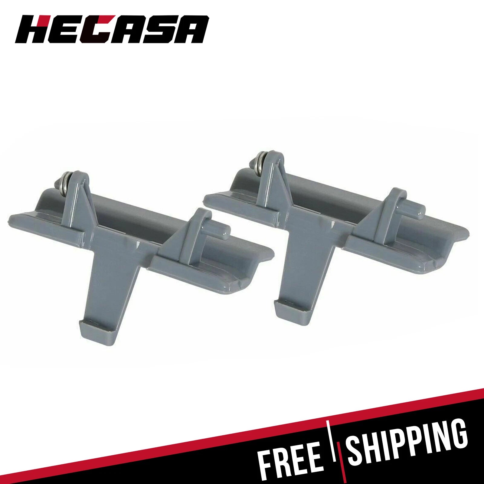 2X Gray Center Console Jump Seat Lid Latch for Ford F-150 (2010-2018)