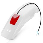 Rear Fender & Taillight for Honda XR650L (1993–2024) White Plastic