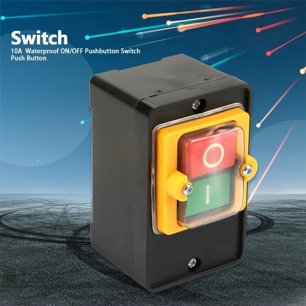 Waterproof Motor Start Stop Button Switch for Bench Drill