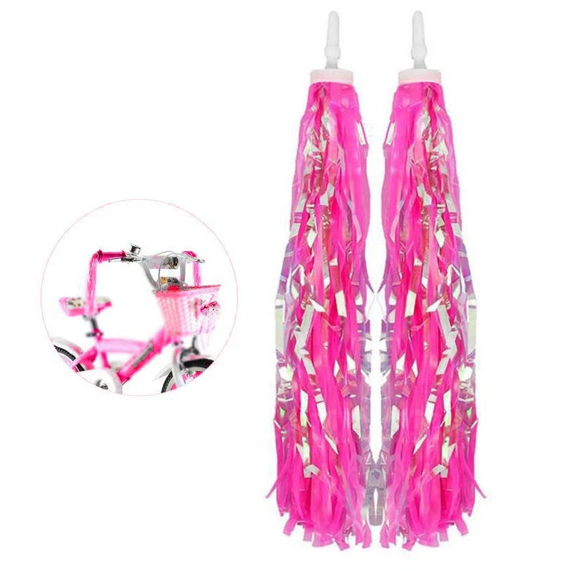 2pc Colorful Tassel Handlebar Streamer for Children Bike Scooter