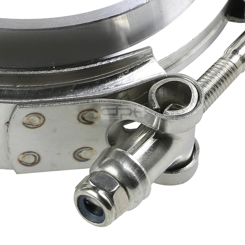 3" Stainless V-Band Clamp + Aluminum Flange for Turbo Down Pipe Wastegate