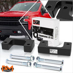 J2 2" Front Low Mount Lift Kit Spacers for Silverado/Sierra 1500 (2007–2022)