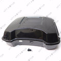 Unpainted Black Tour Pak Trunk w/ Lock & Liner for Harley Touring (1997–2008)